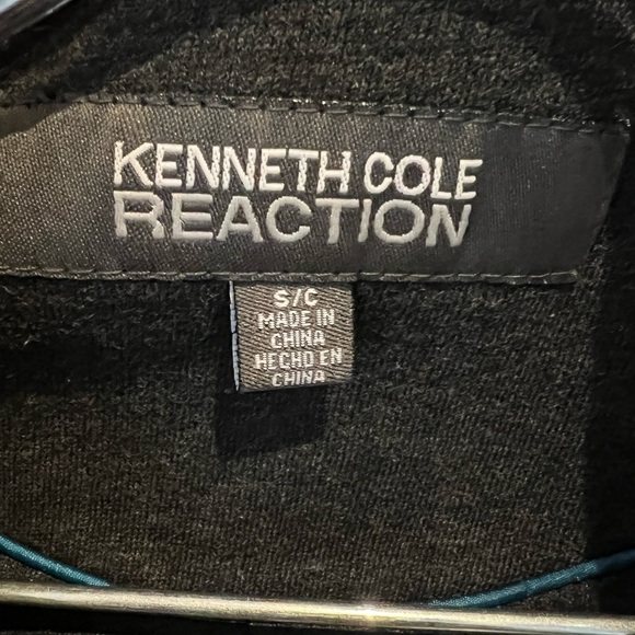 Kenneth Cole Reaction Charcoal Gray belted winter Pea Coat Jacket. Size small - Picture 8 of 12